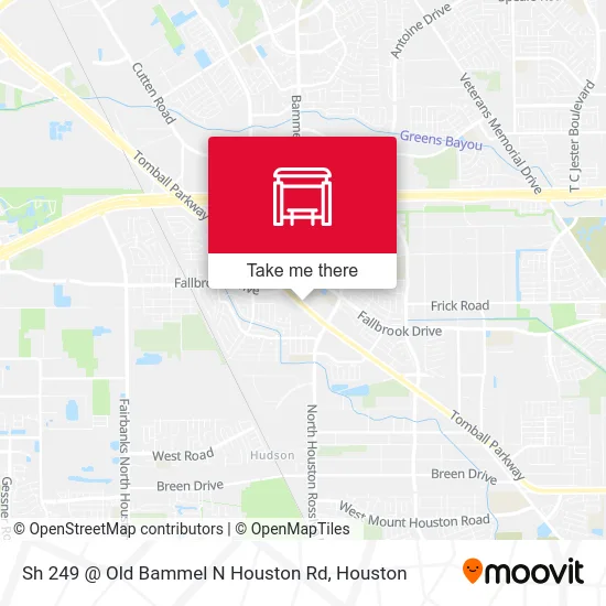 Mapa de Sh 249 @ Old Bammel N Houston Rd