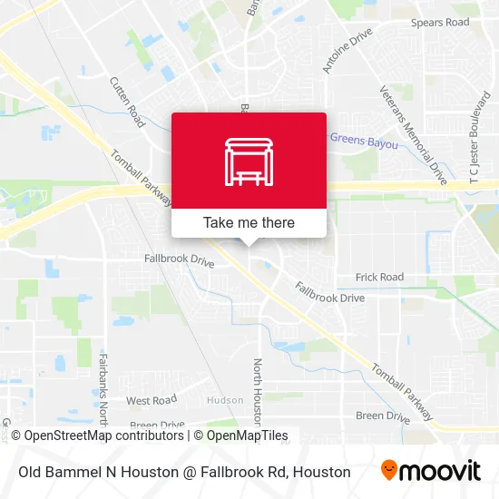 Old Bammel N Houston @ Fallbrook Rd map