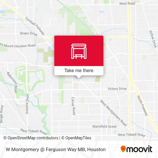 W Montgomery @ Ferguson Way MB map