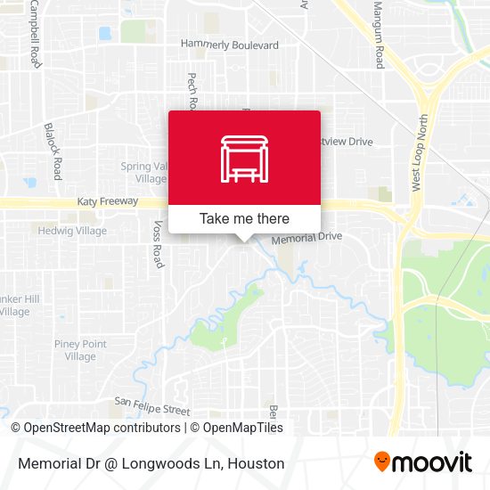 Memorial Dr @ Longwoods Ln map