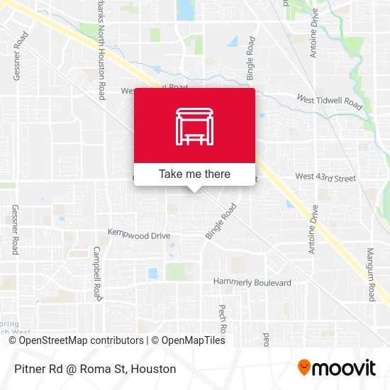 Pitner Rd @ Roma St map