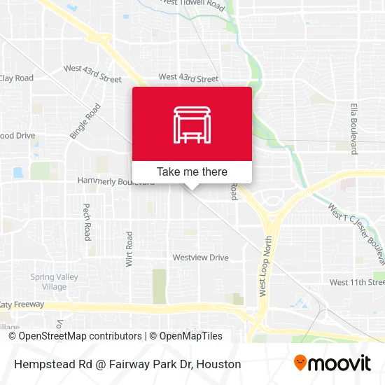 Mapa de Hempstead Rd @ Fairway Park Dr