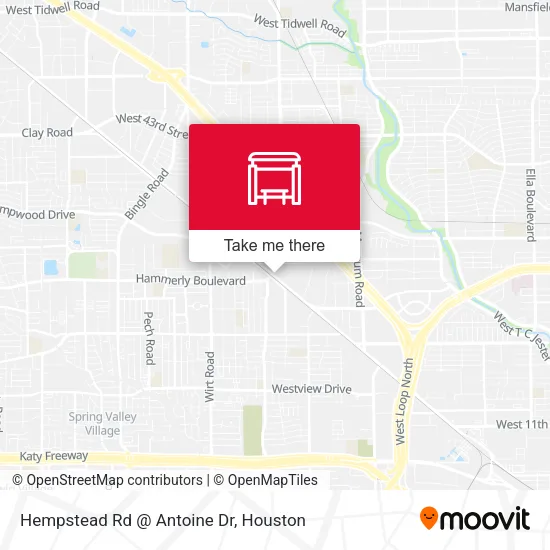 Hempstead Rd @ Antoine Dr map