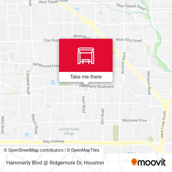Hammerly Blvd @ Ridgemore Dr map