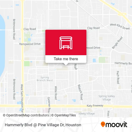 Hammerly Blvd @ Pine Village Dr map