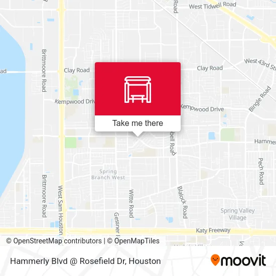 Hammerly Blvd @ Rosefield Dr map