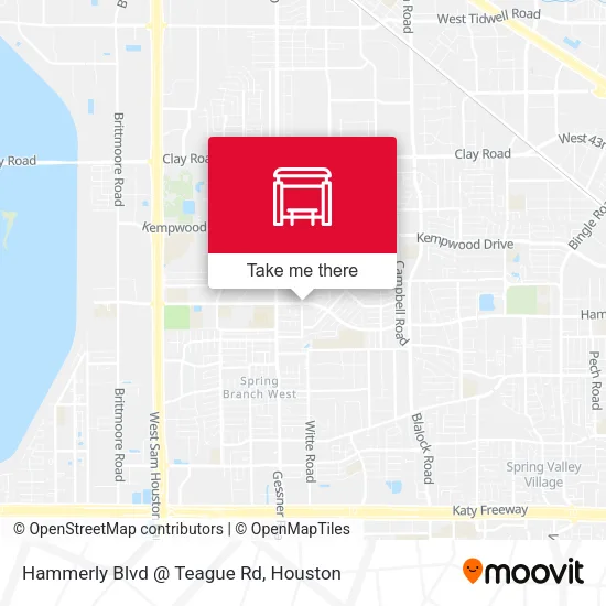 Hammerly Blvd @ Teague Rd map