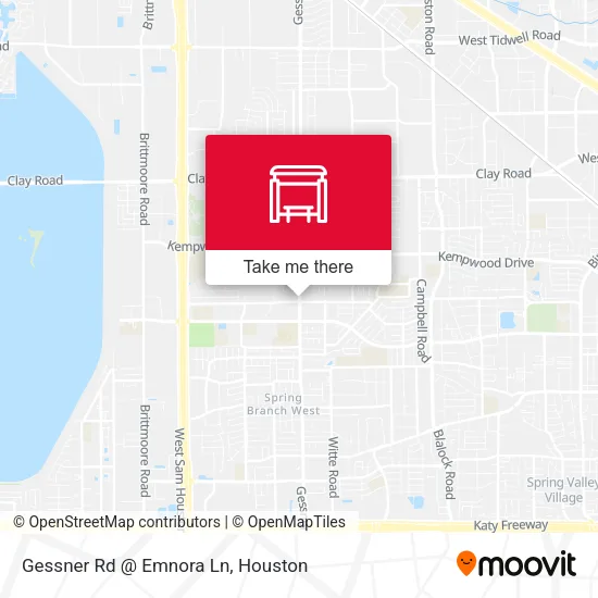 Gessner Rd @ Emnora Ln map