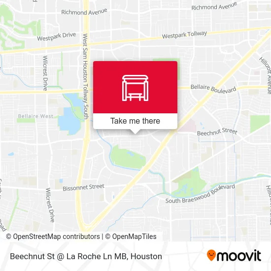Beechnut St @ La Roche Ln MB map