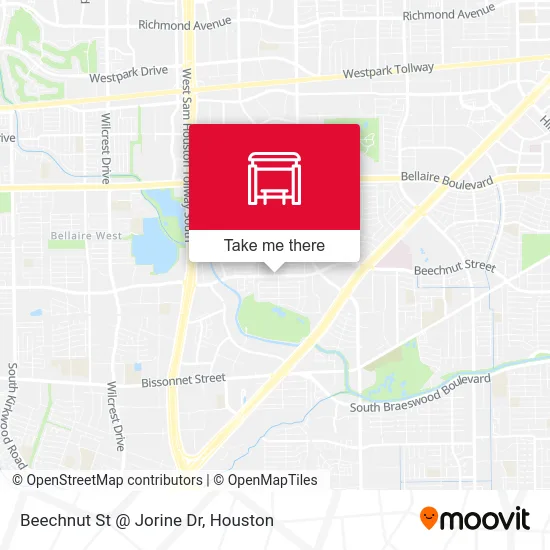 Mapa de Beechnut St @ Jorine Dr