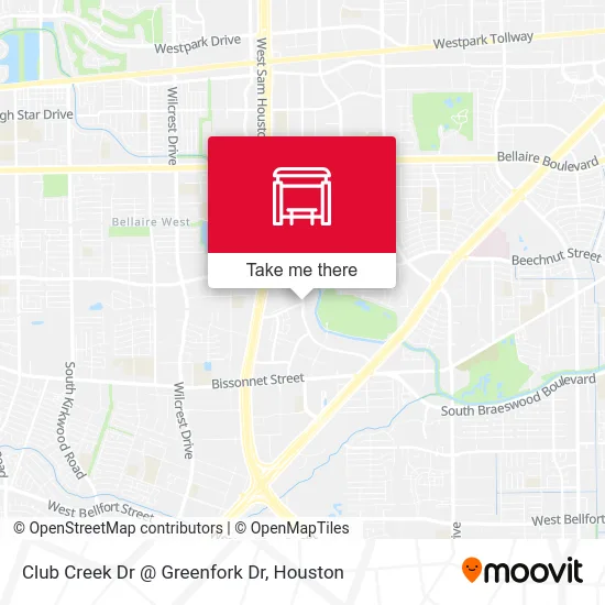 Club Creek Dr @ Greenfork Dr map