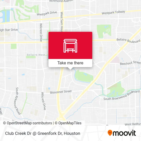 Club Creek Dr @ Greenfork Dr MB map