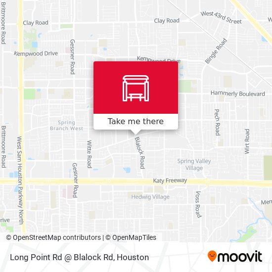 Long Point Rd @ Blalock Rd map
