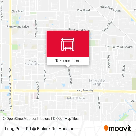 Long Point Rd @ Blalock Rd map