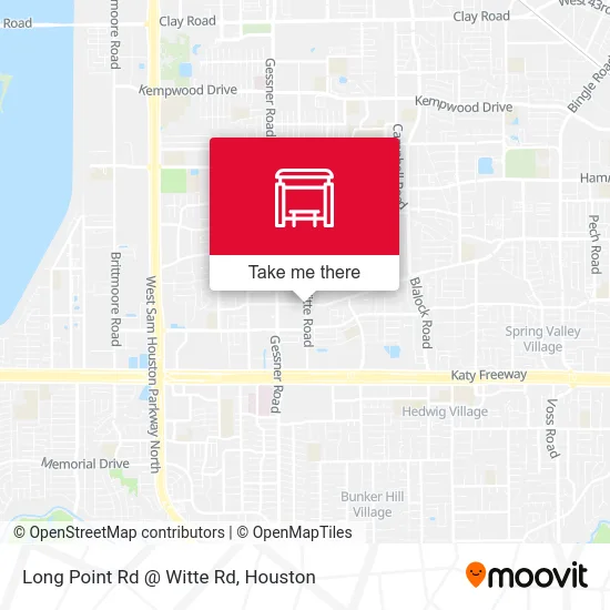 Mapa de Long Point Rd @ Witte Rd