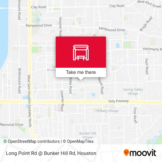 Long Point Rd @ Bunker Hill Rd map
