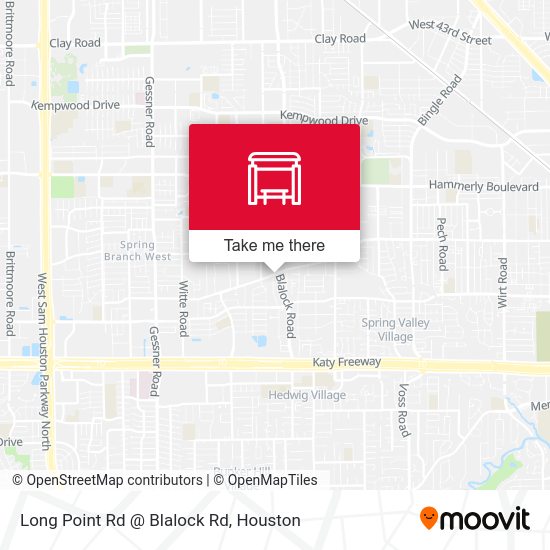 Long Point Rd @ Blalock Rd map