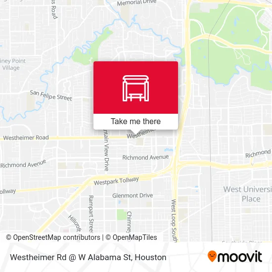Westheimer Rd @ W Alabama St map