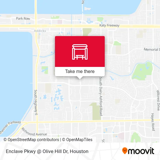 Enclave Pkwy @ Olive Hill Dr map