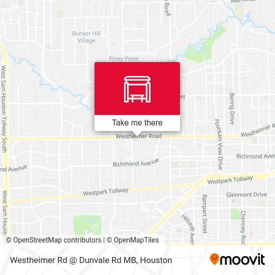 Mapa de Westheimer Rd @ Dunvale Rd MB