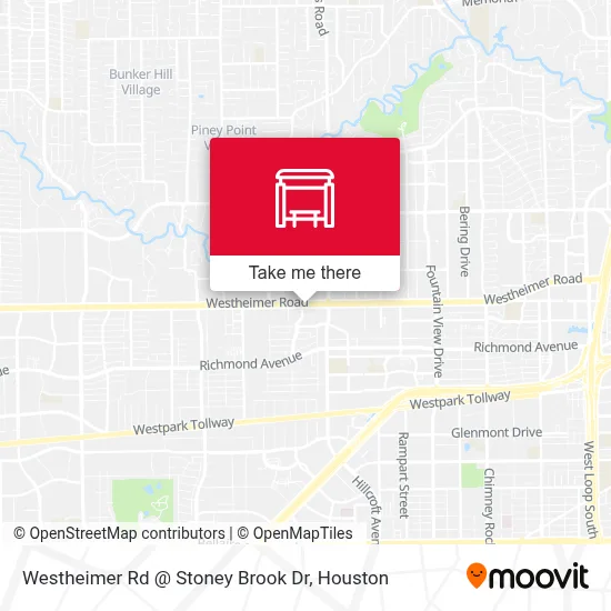 Westheimer Rd @ Stoney Brook Dr map