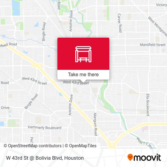 W 43rd St @ Bolivia Blvd map