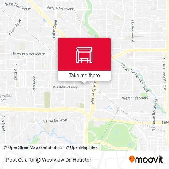 Mapa de Post Oak Rd @ Westview Dr