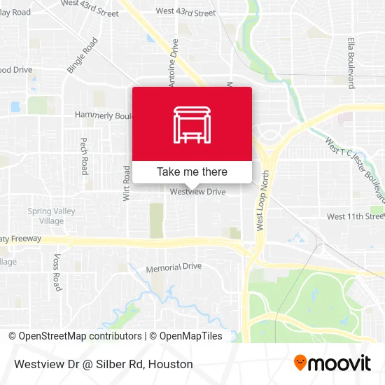 Westview Dr @ Silber Rd map