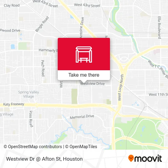 Westview Dr @ Afton St map