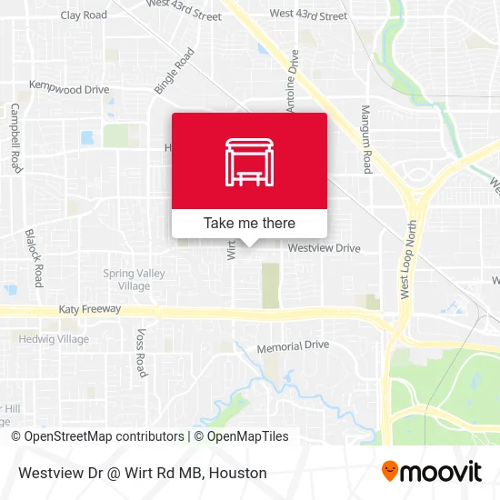 Westview Dr @ Wirt Rd MB map