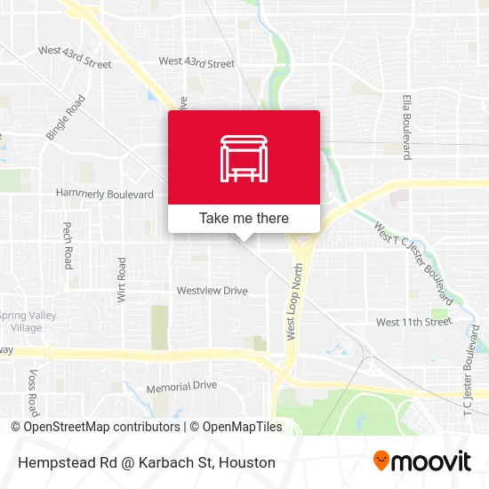 Hempstead Rd @ Karbach St map