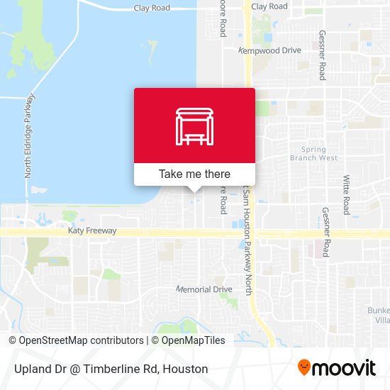 Upland Dr @ Timberline Rd map