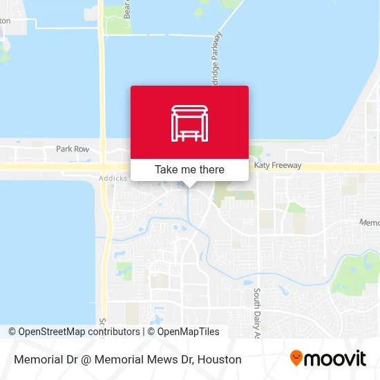 Memorial Dr @ Memorial Mews Dr map