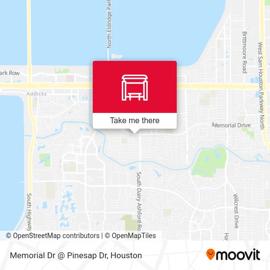 Memorial Dr @ Pinesap Dr map