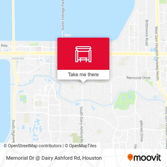 Mapa de Memorial Dr @ Dairy Ashford Rd