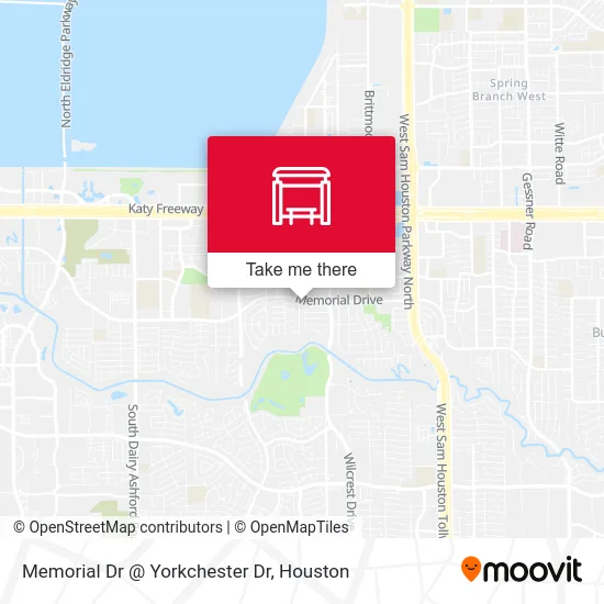 Memorial Dr @ Yorkchester Dr map