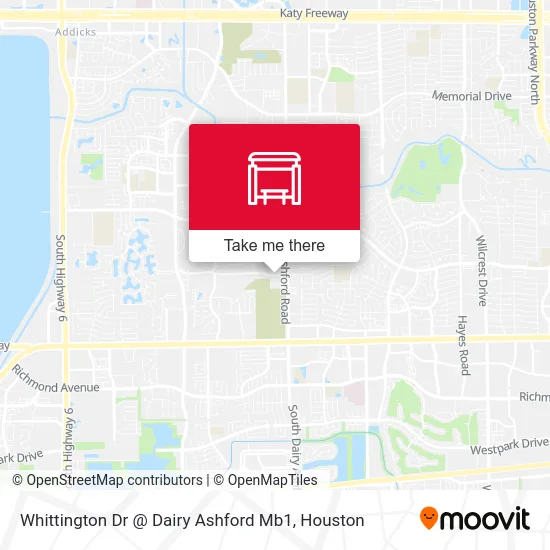 Whittington Dr @ Dairy Ashford Mb1 map