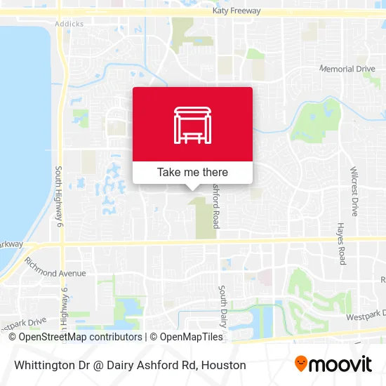 Whittington Dr @ Dairy Ashford Rd map