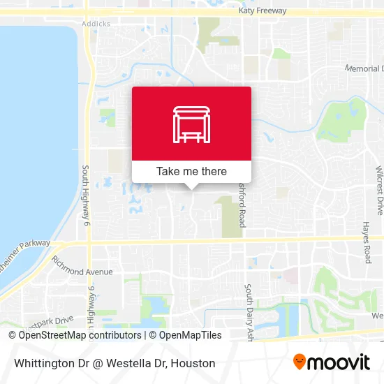 Whittington Dr @ Westella Dr map