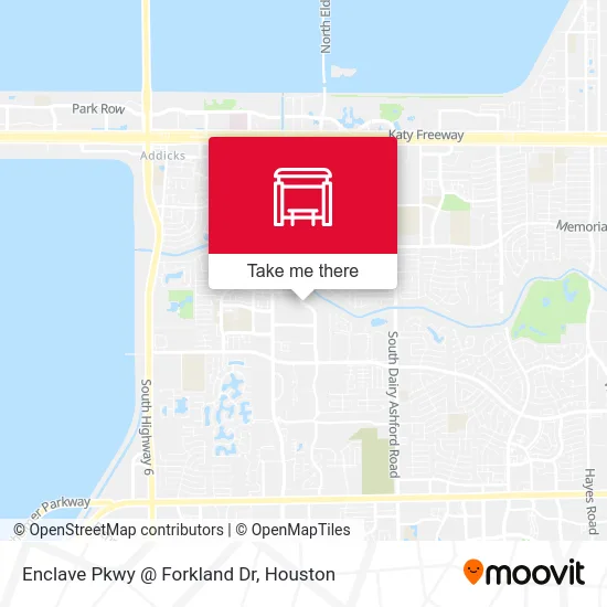 Enclave Pkwy @ Forkland Dr map