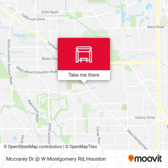 Mccrarey Dr @ W Montgomery Rd map