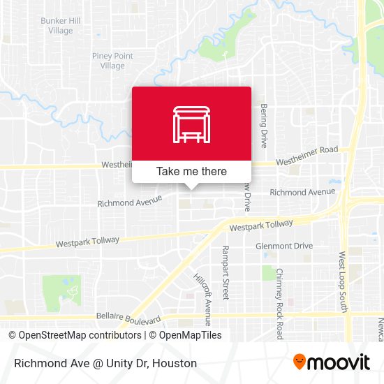 Richmond Ave @ Unity Dr map