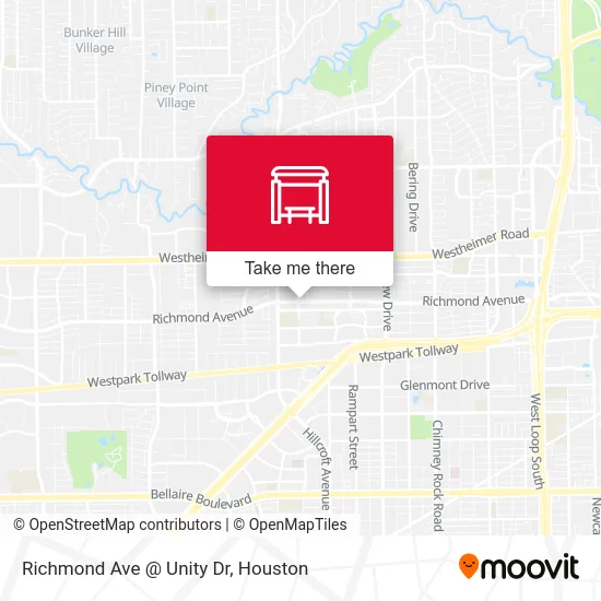 Mapa de Richmond Ave @ Unity Dr