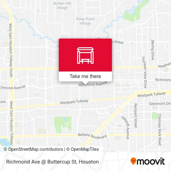 Mapa de Richmond Ave @ Buttercup St