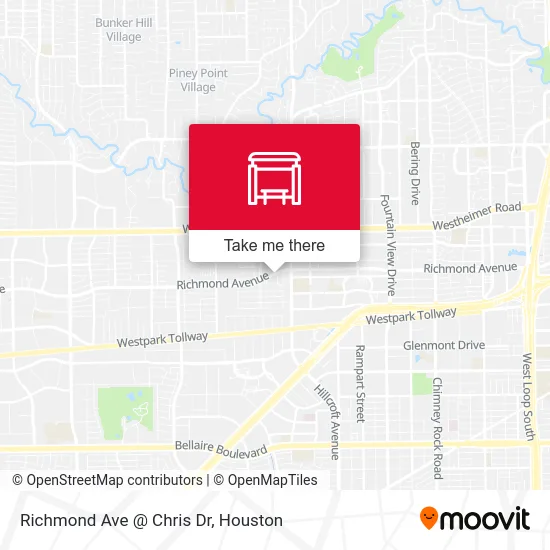 Mapa de Richmond Ave @ Chris Dr