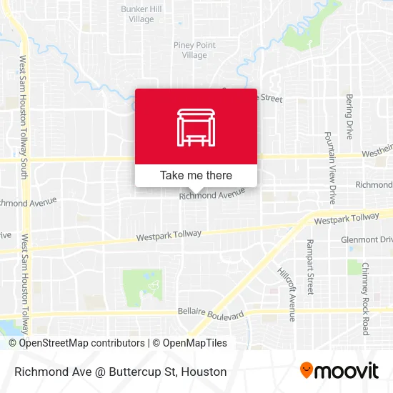 Mapa de Richmond Ave @ Buttercup St