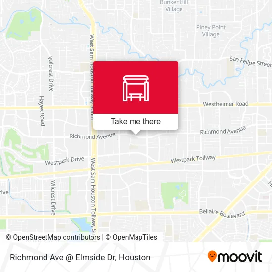 Mapa de Richmond Ave @ Elmside Dr