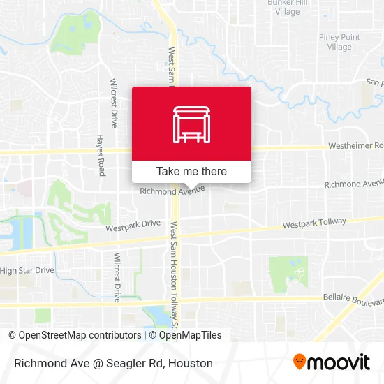 Richmond Ave @ Seagler Rd map