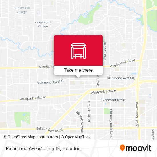 Richmond Ave @ Unity Dr map