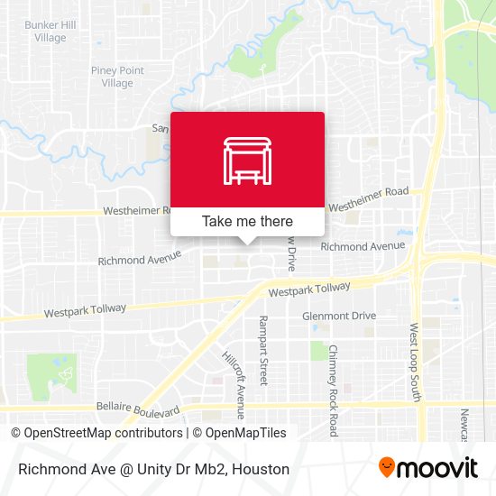 Richmond Ave @ Unity Dr Mb2 map